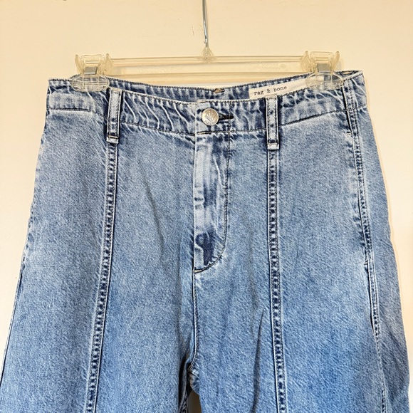 Rag and bone featherweight arianna high rise wide leg jeans- Size 25 - Picture 5 of 11